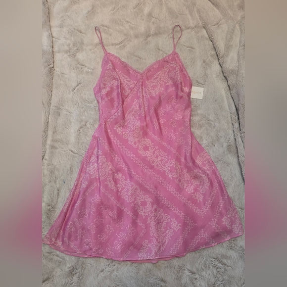 LoveShackFancy Other - LoveShackFancy Pink Lace Slip Dress